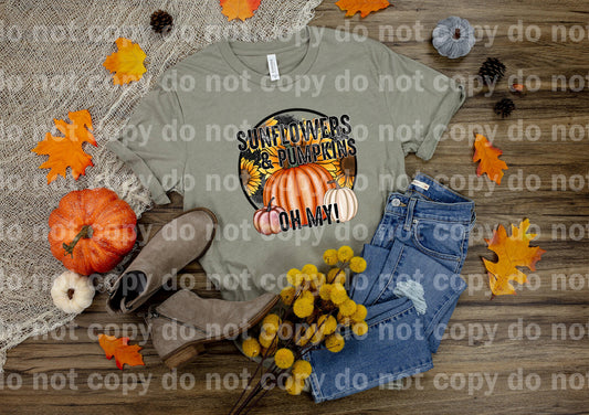 Sunflowers and Pumpkins Oh My Dream Print or Sublimation Print