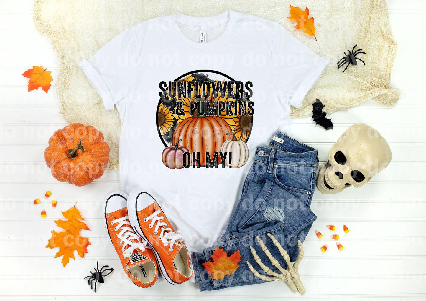 Sunflowers and Pumpkins Oh My Dream Print or Sublimation Print