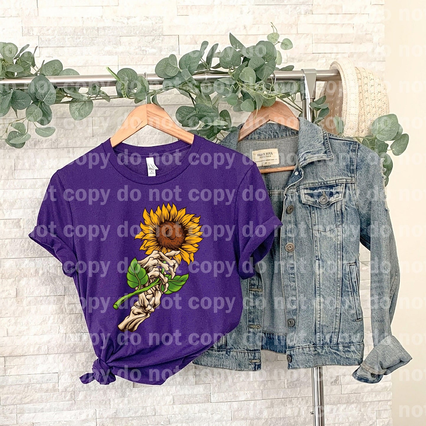 Sunflower Skellie Hand Dream Print or Sublimation Print