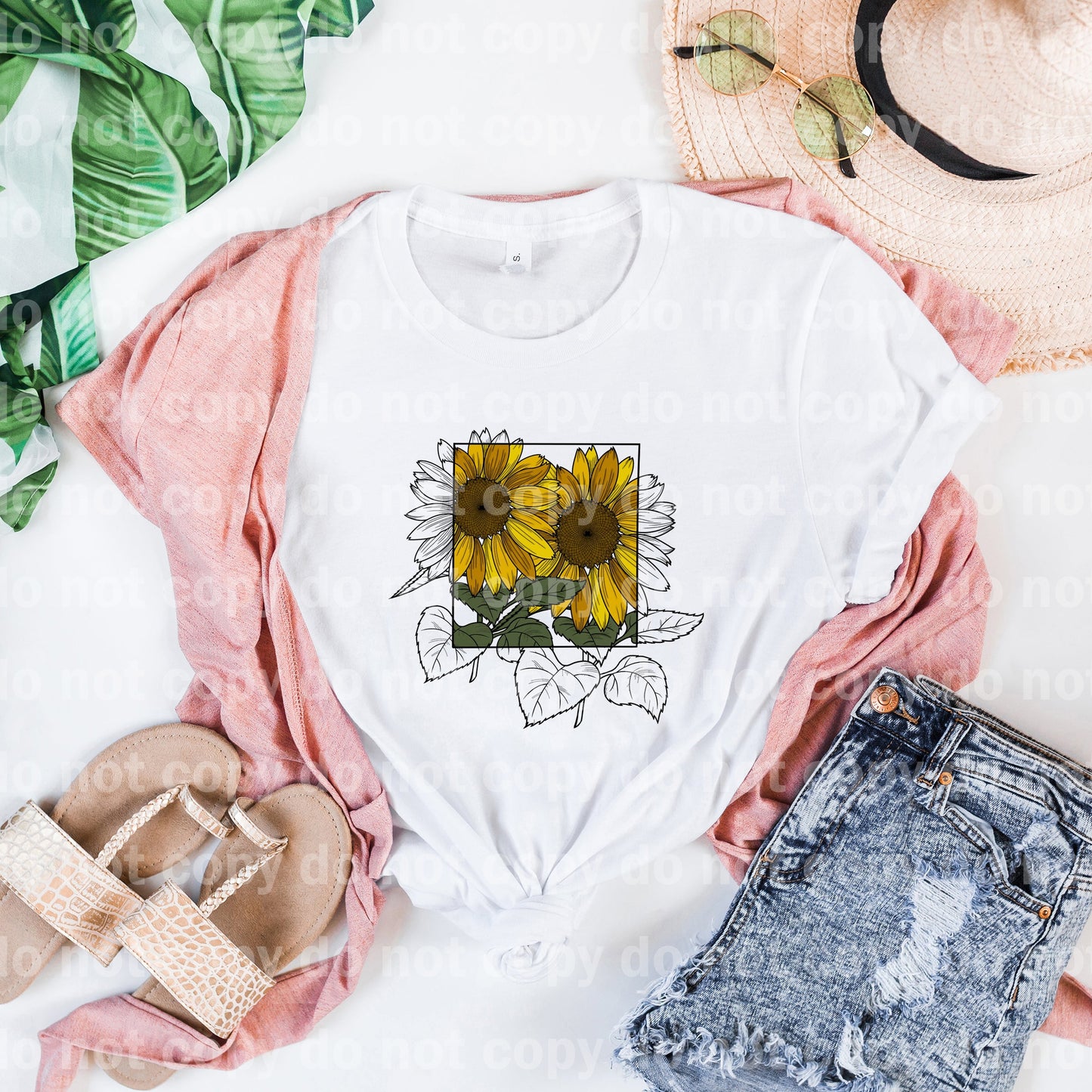 Sunflower Square Dream Print or Sublimation Print