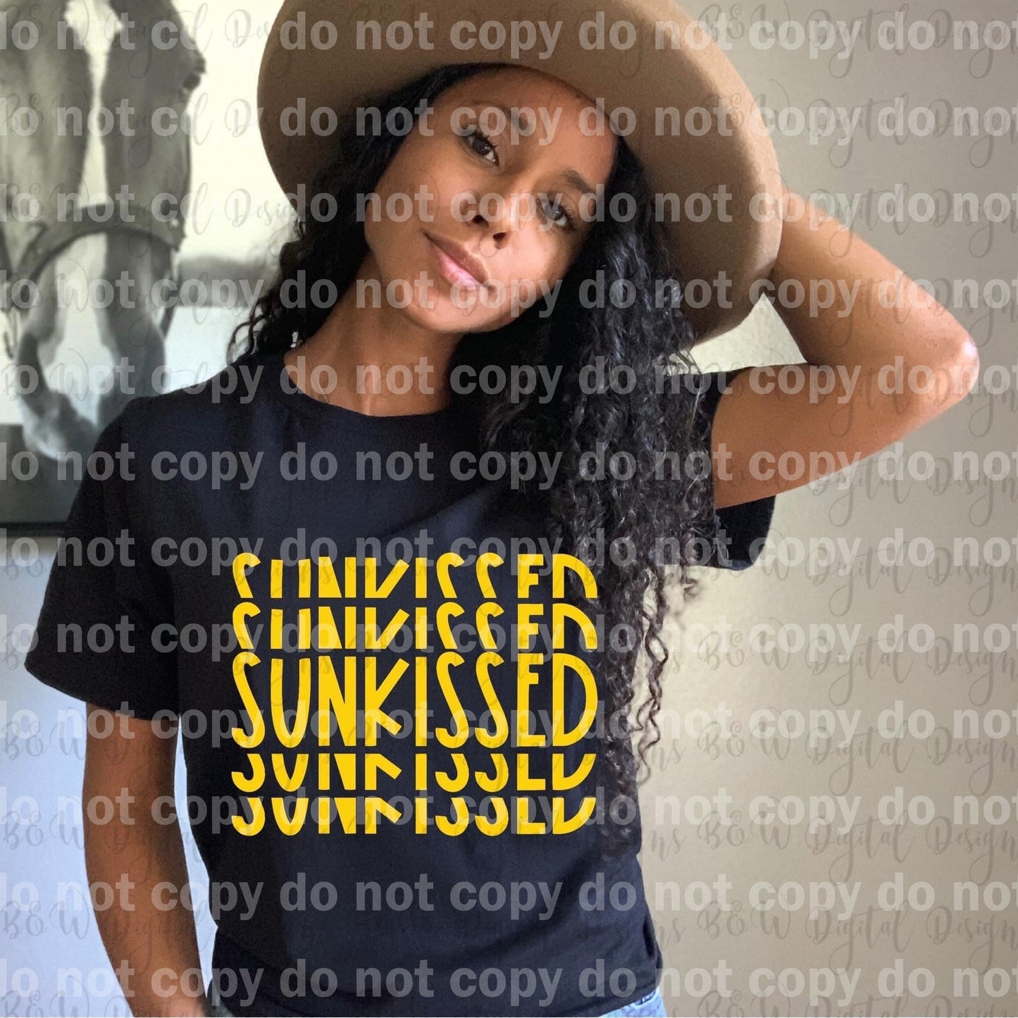 Sunkissed Word Stacked Dream Print or Sublimation Print