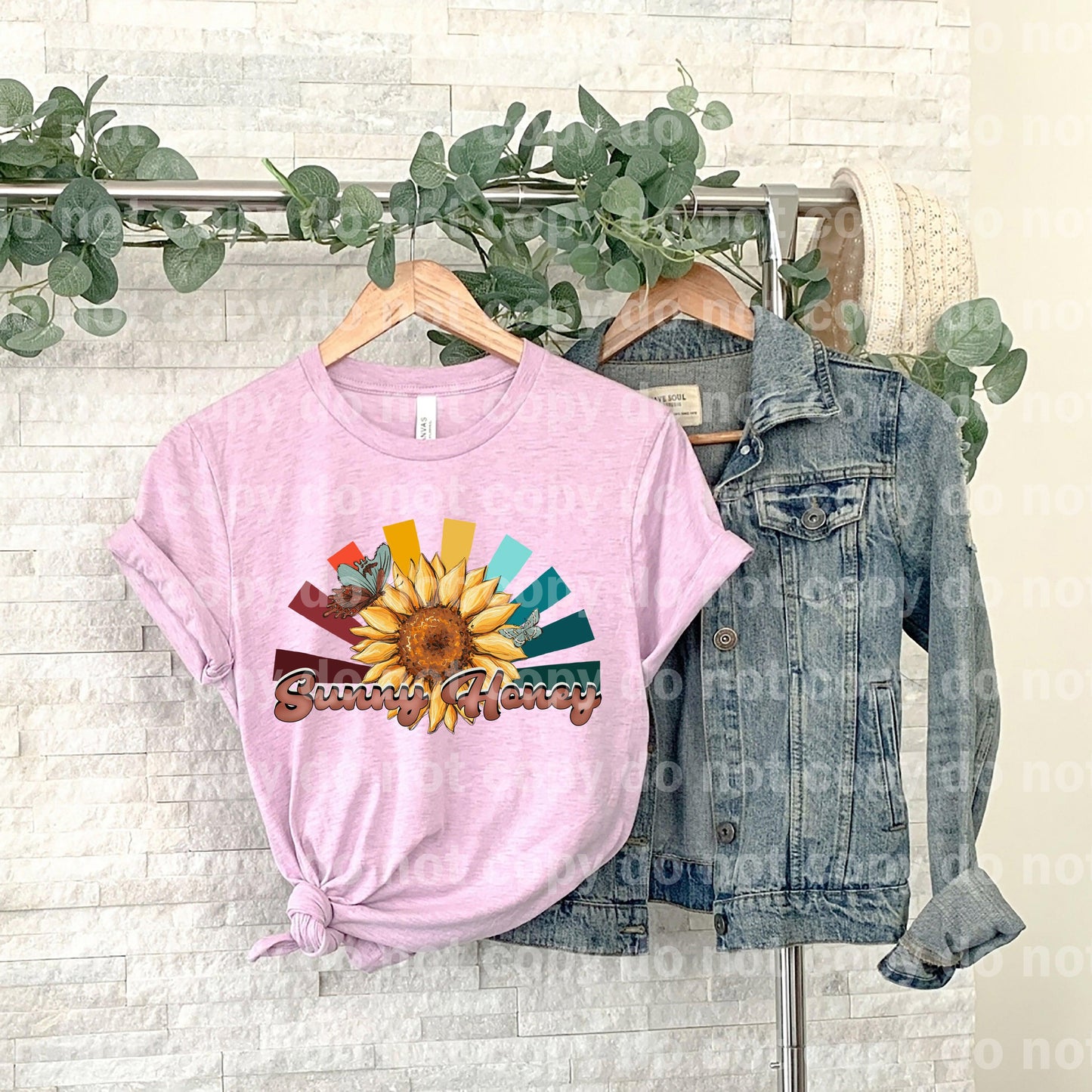 Sunny Honey Retro Flower Butterfly Dream Print or Sublimation Print