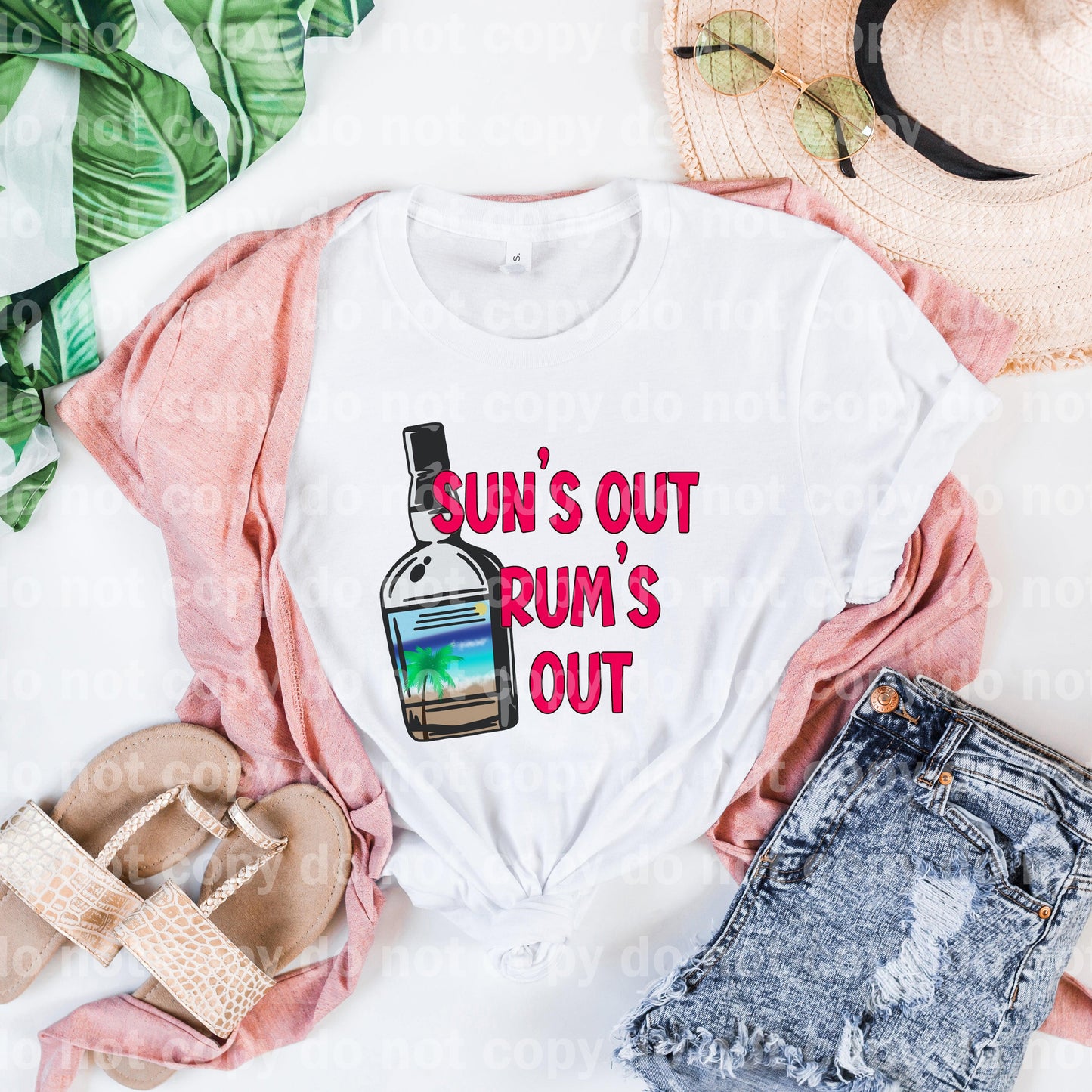 Sun's Out Rum's Out Dream Print or Sublimation Print