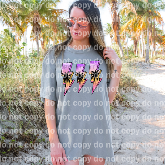 Sunset Lightning Bolts Dream Print or Sublimation Print