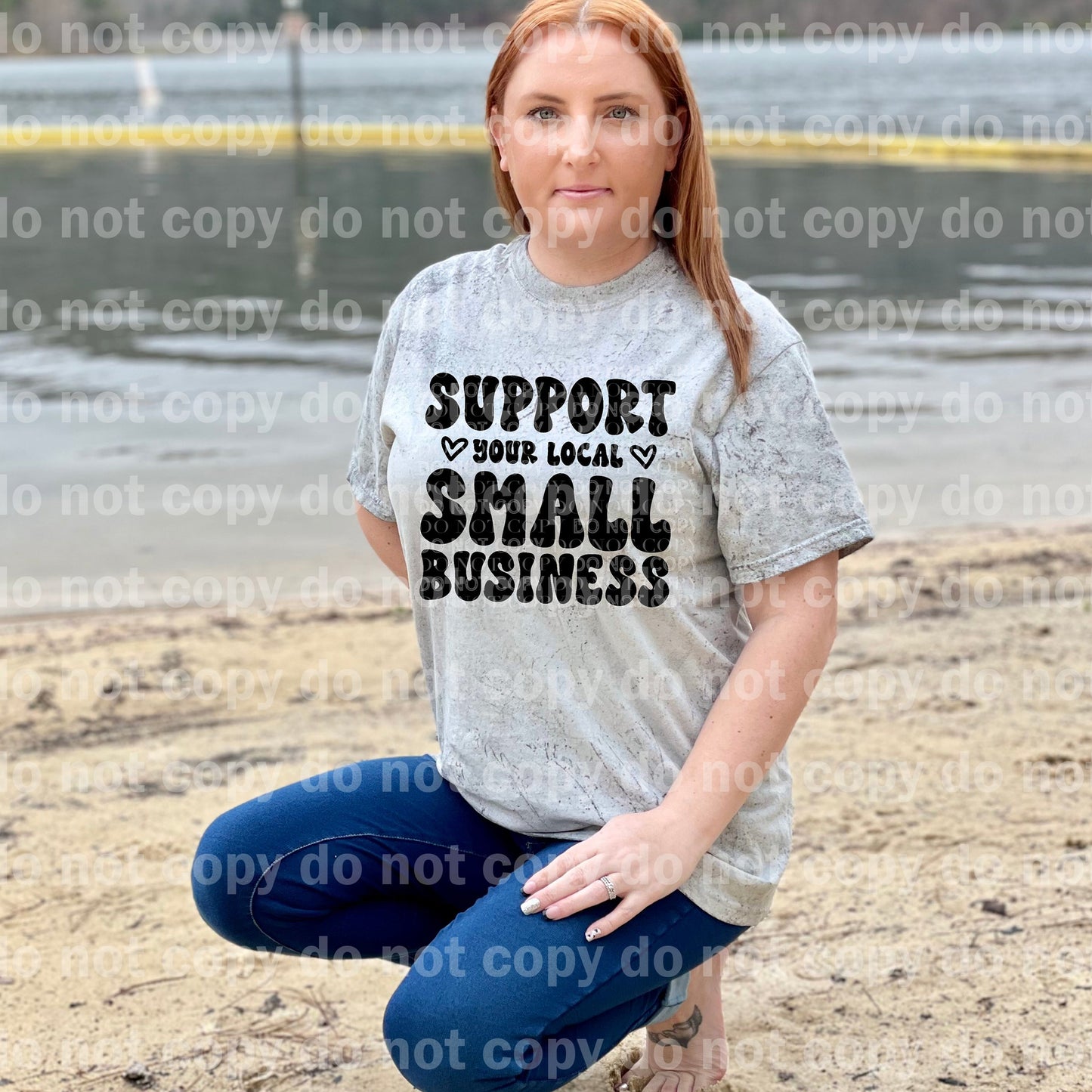 Support Your Local Small Business Full Color/One Color Dream Print or Sublimation Print