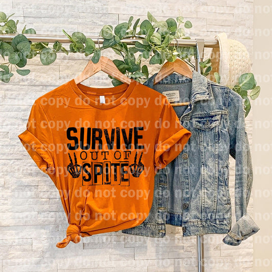 Survive Out Of Spite Skellie Peace Sign Dream Print or Sublimation Print