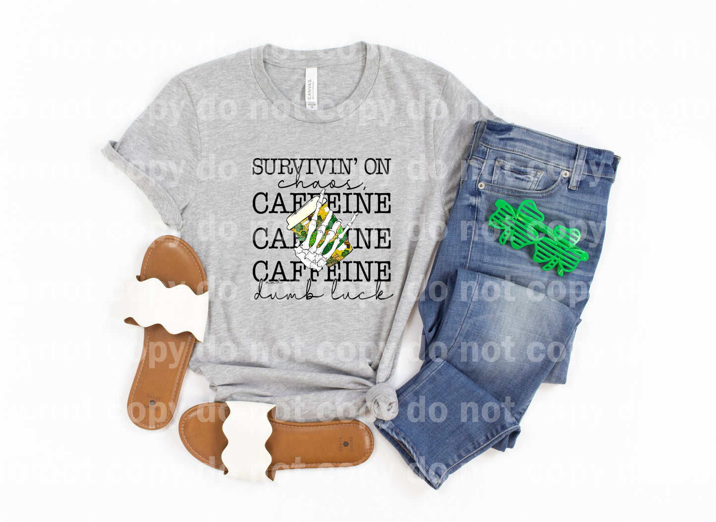 Survivin On Chaos Caffeine And Dumb Luck Dream Print or Sublimation Print