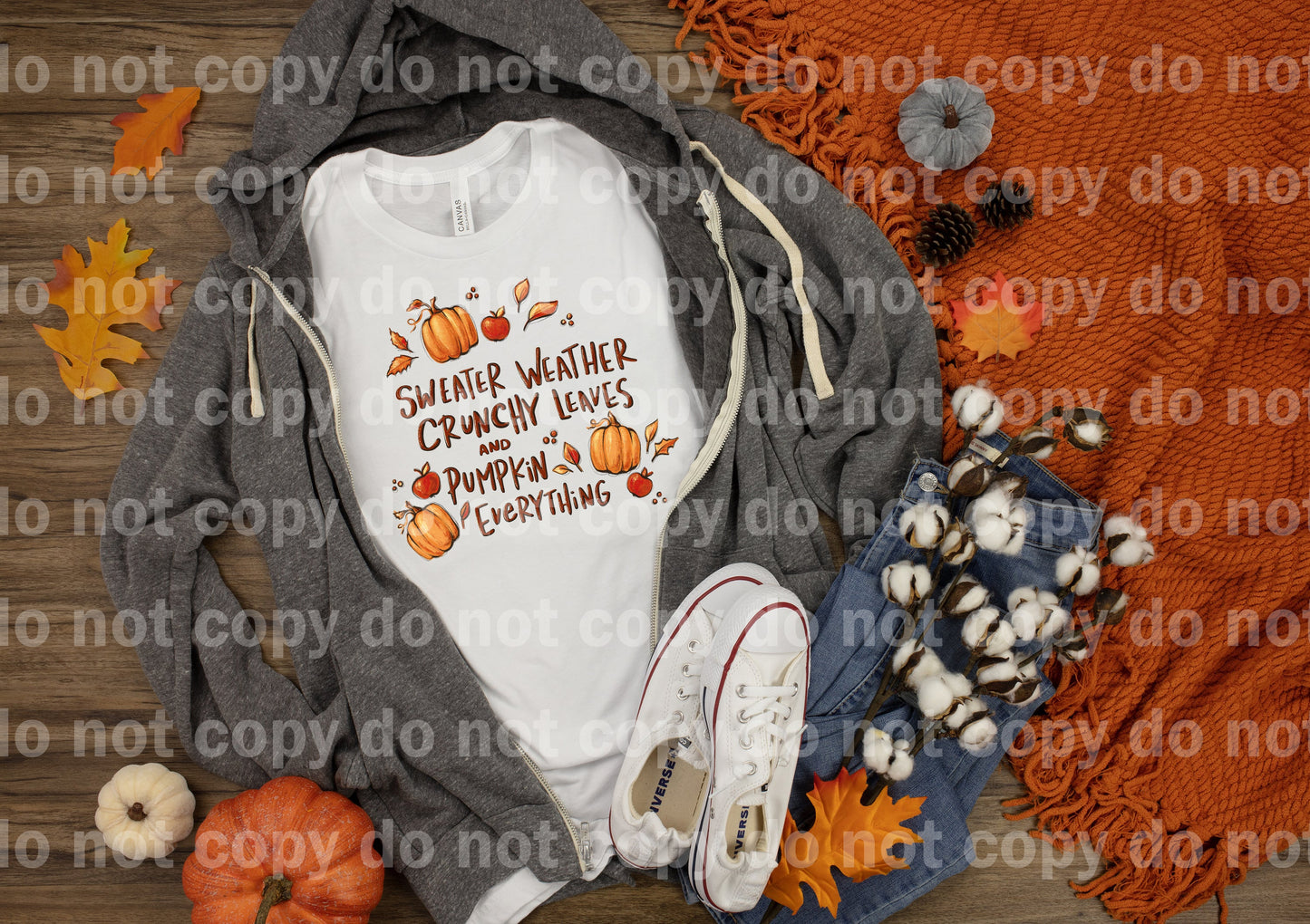 Sweater Weather Crunchy Leaves Dream Print or Sublimation Print