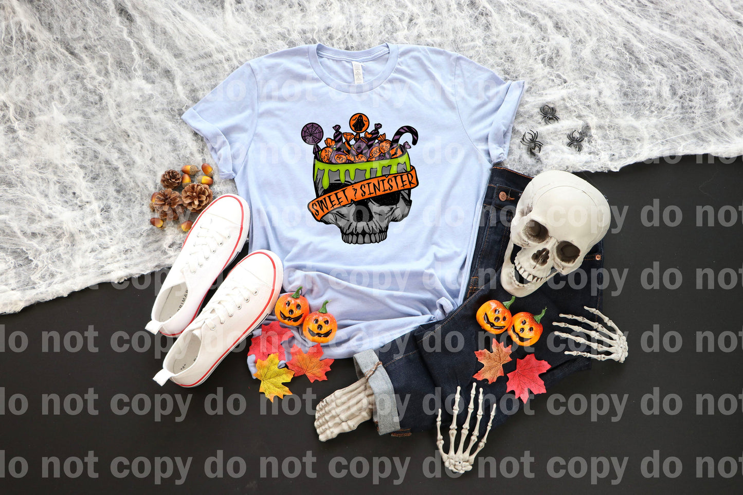 Sweet And Sinister Skull Candies Full Color/One Color Dream Print or Sublimation Print