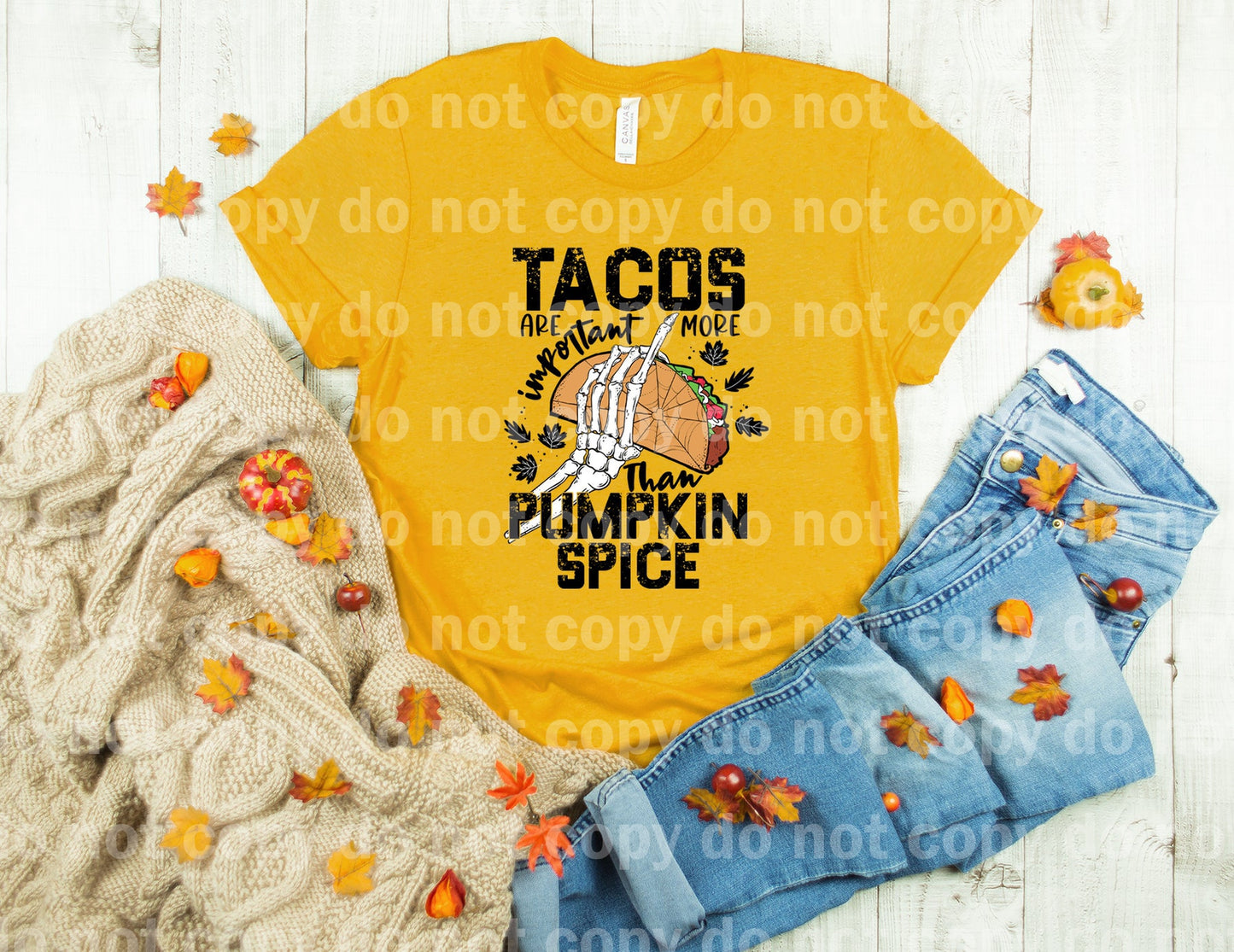 Tacos Are More Important Than Pumpkin Spice Dream Print or Sublimation Print