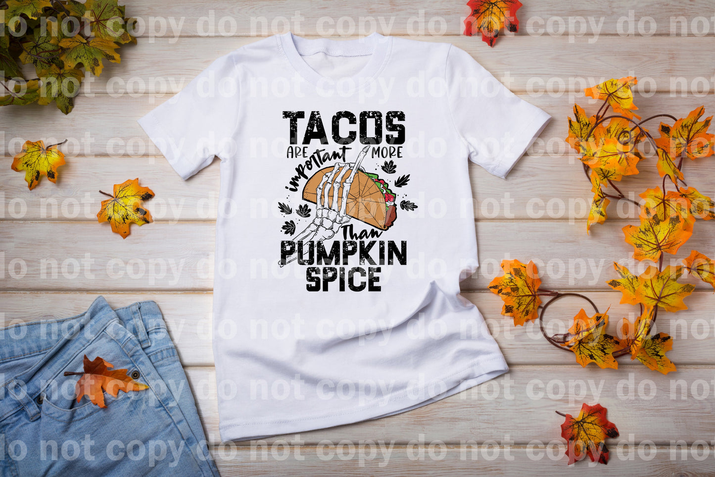 Tacos Are More Important Than Pumpkin Spice Dream Print or Sublimation Print