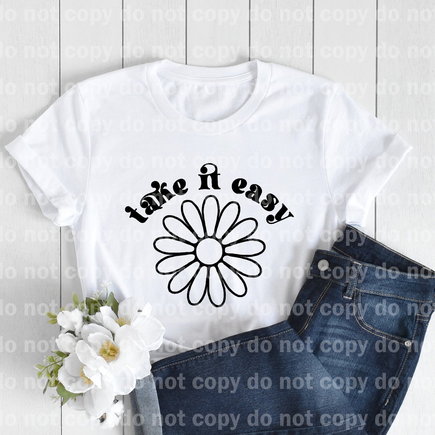 Take It Easy Flower Dream Print or Sublimation Print