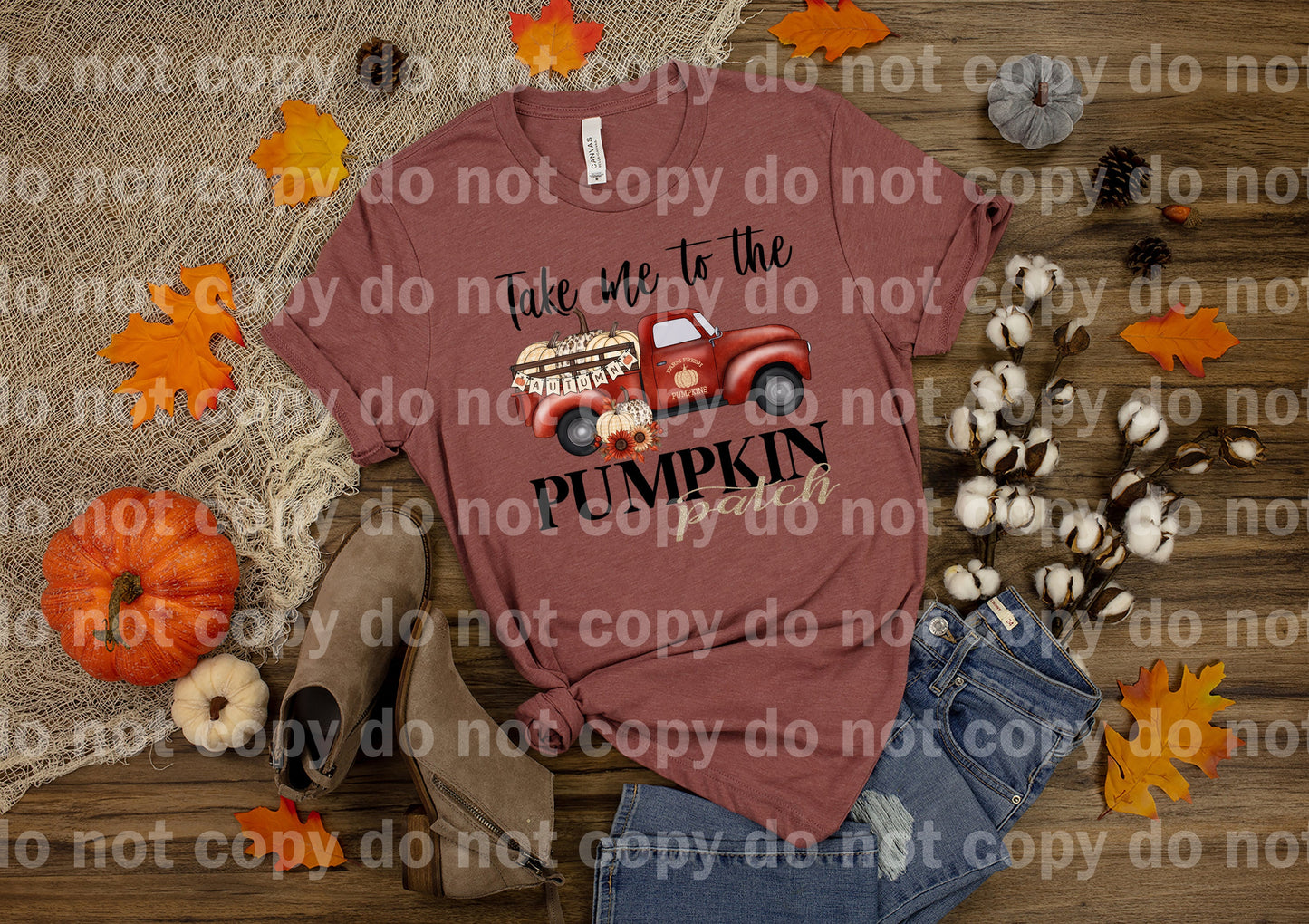 Take Me To The Pumpkin Patch Dream Print or Sublimation Print