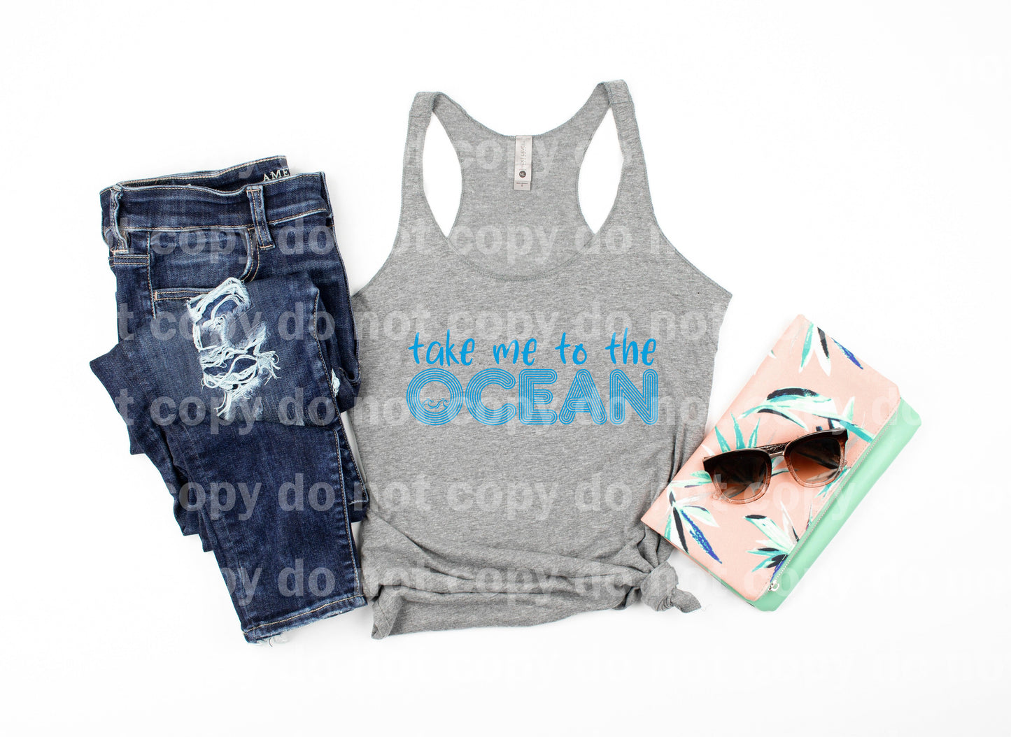 Take Me To The Ocean Full Color/One Color Dream Print or Sublimation Print