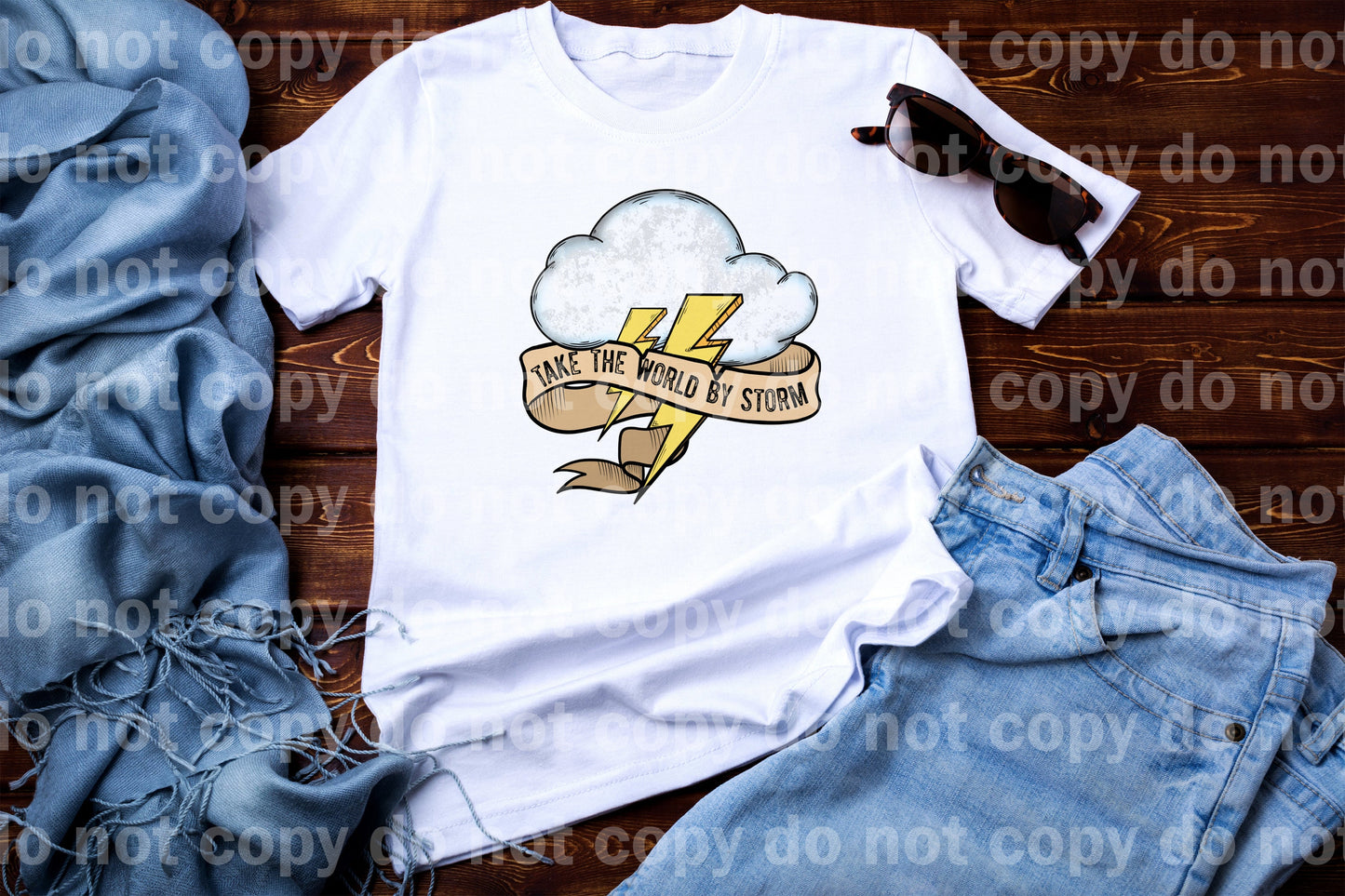 Take The World By Storm Full Color/One Color Dream Print or Sublimation Print