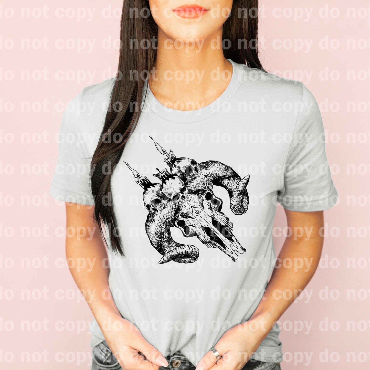 Taurus Skull Black/White Dream Print or Sublimation Print