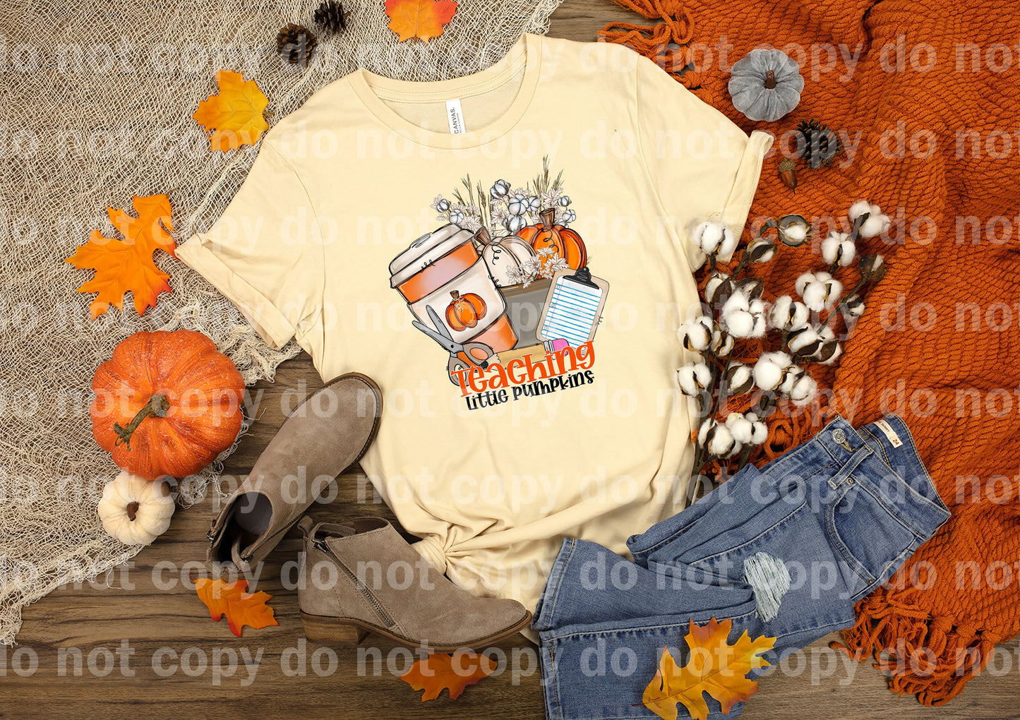 Enseñando a Little Pumpkins Dream Print o Impresión por Sublimación