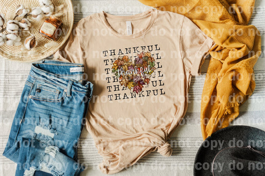 Thankful Fall Leaves Heart Dream Print or Sublimation Print
