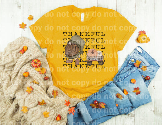 Thankful Gnome Pumpkin Dream Print or Sublimation Print