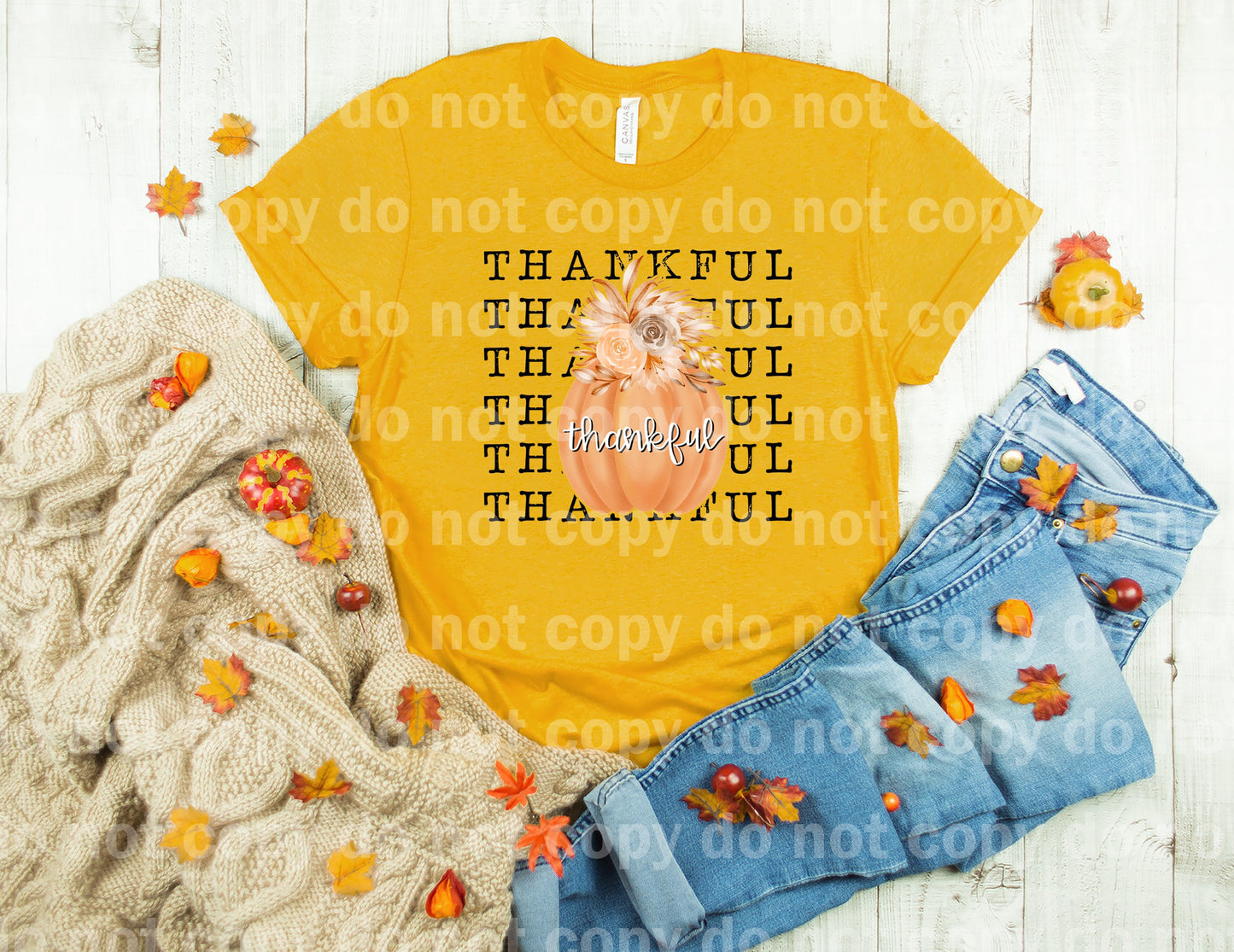 Thankful Orange Pumpkin Dream Print or Sublimation Print