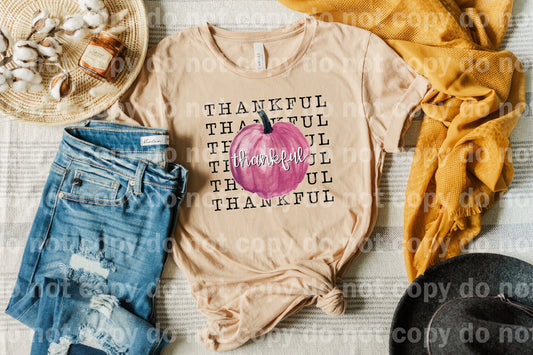 Thankful Pink Pumpkin Dream Print or Sublimation Print