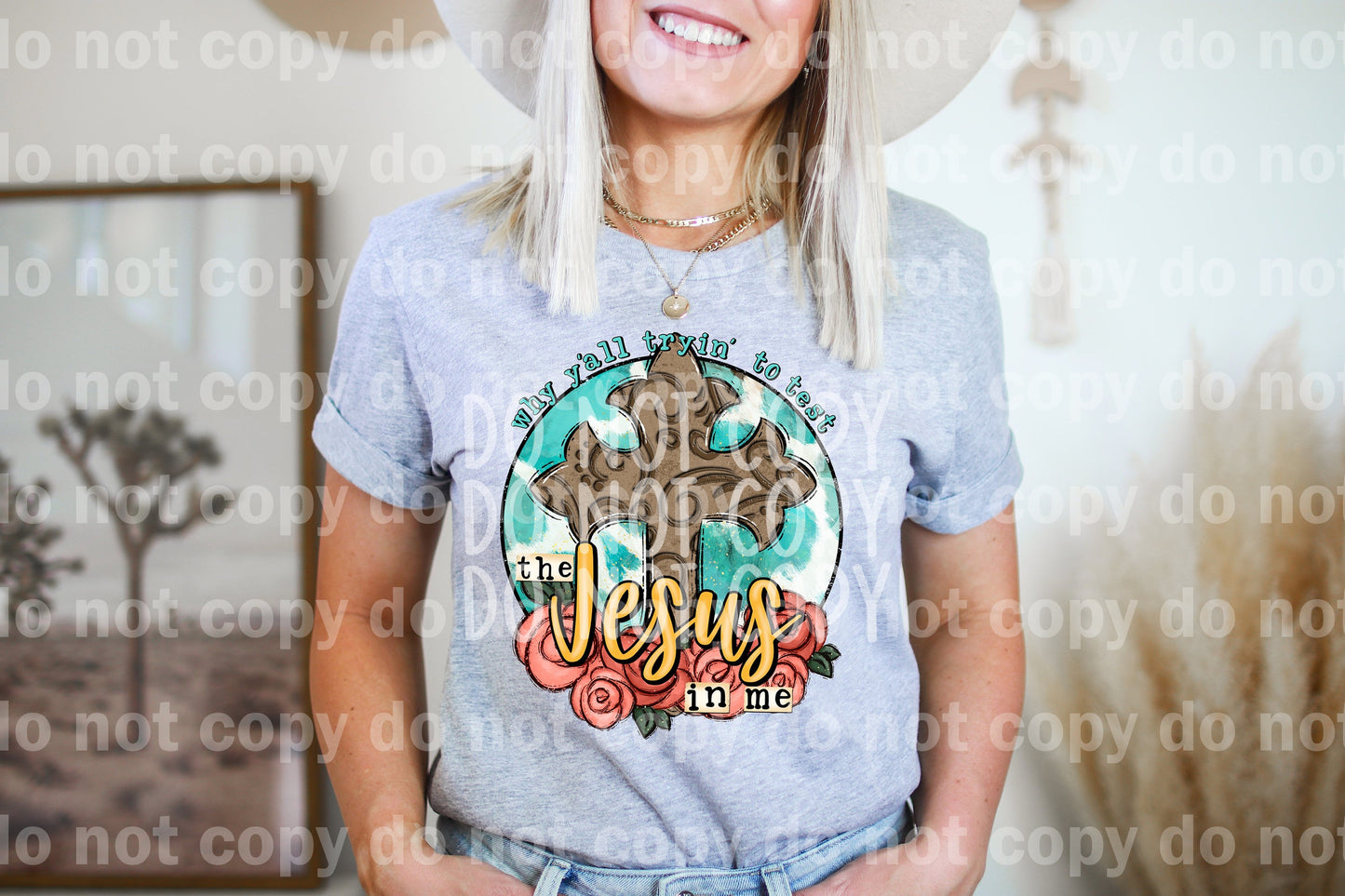 Why You All Tryin To Test The Jesus In Me Dream Print or Sublimation Print