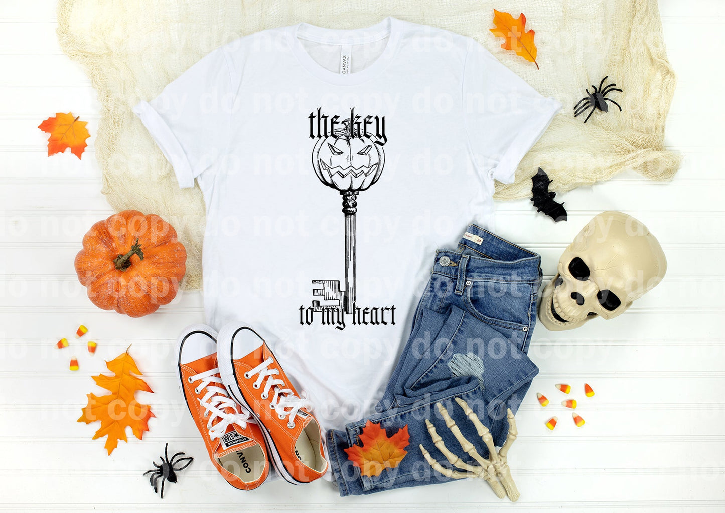 The Key To My Heart Pumpkin Dream Print or Sublimation Print