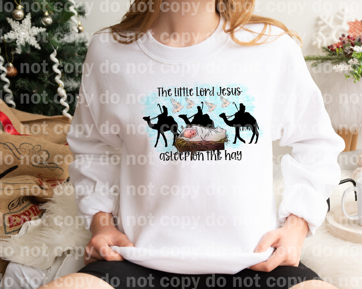 The Little Lord Jesus Asleep On The Hay Dream Print or Sublimation Print