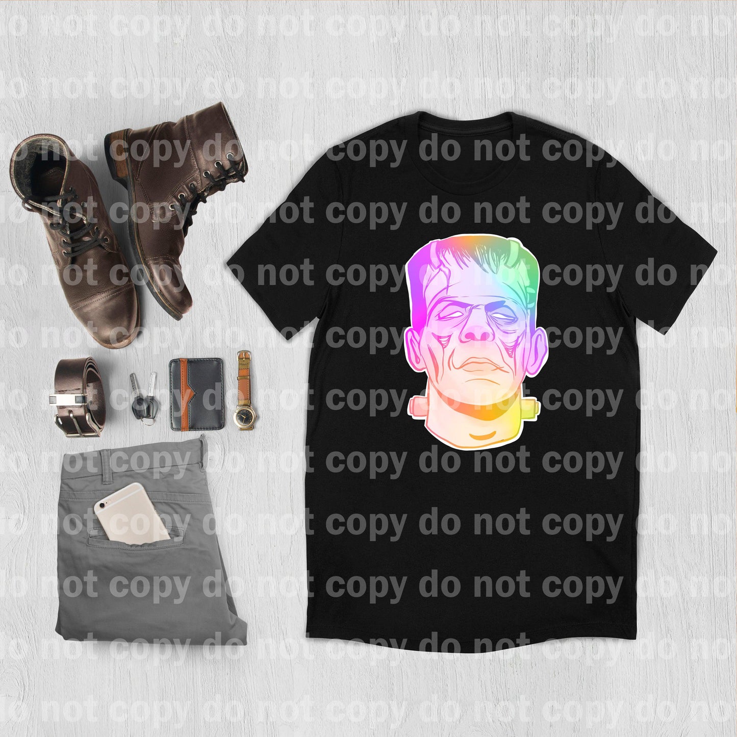 The Monster Pastel or rainbow  Color Style Dream Print or Sublimation Print