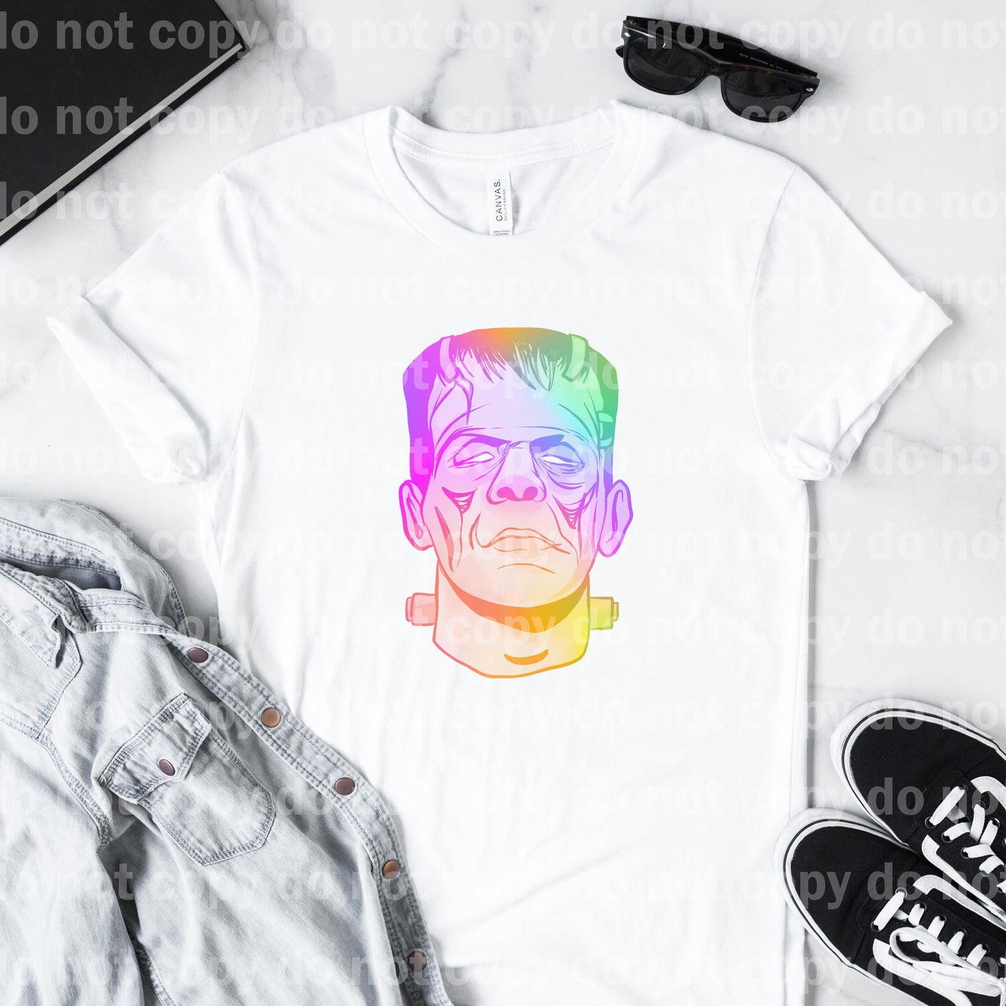 The Monster Pastel or rainbow  Color Style Dream Print or Sublimation Print