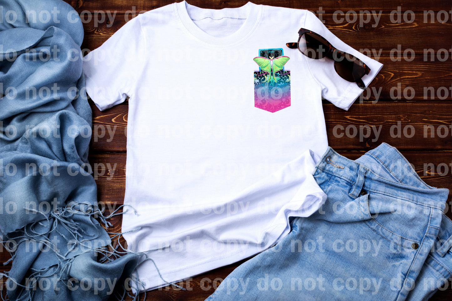 The Moon Moth Tarot Pocket Dream Print or Sublimation Print