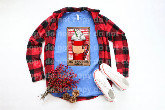 The Peppermint Mocha Tarot Card Full Color/One Color Dream Print or Sublimation Print