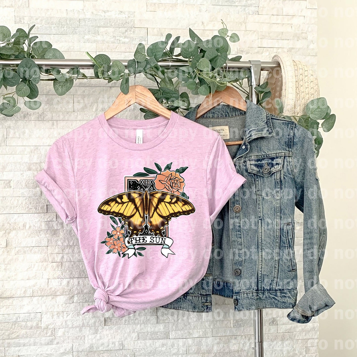 The Sun Butterfly Yellow Dream Print or Sublimation Print