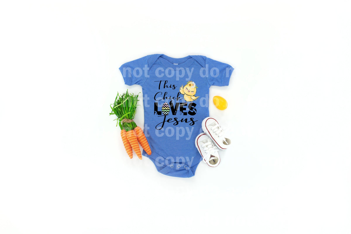 This Chick Loves Jesus Easter Egg Dream Print or Sublimation Print