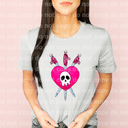 Three of Swords Heart Skull Dream Print or Sublimation Print