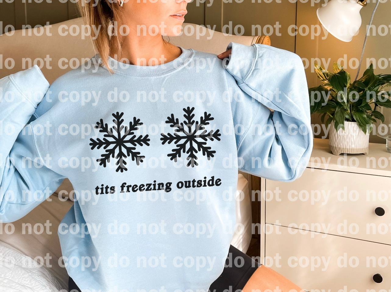Tits Freezing Outside Dream Print or Sublimation Print