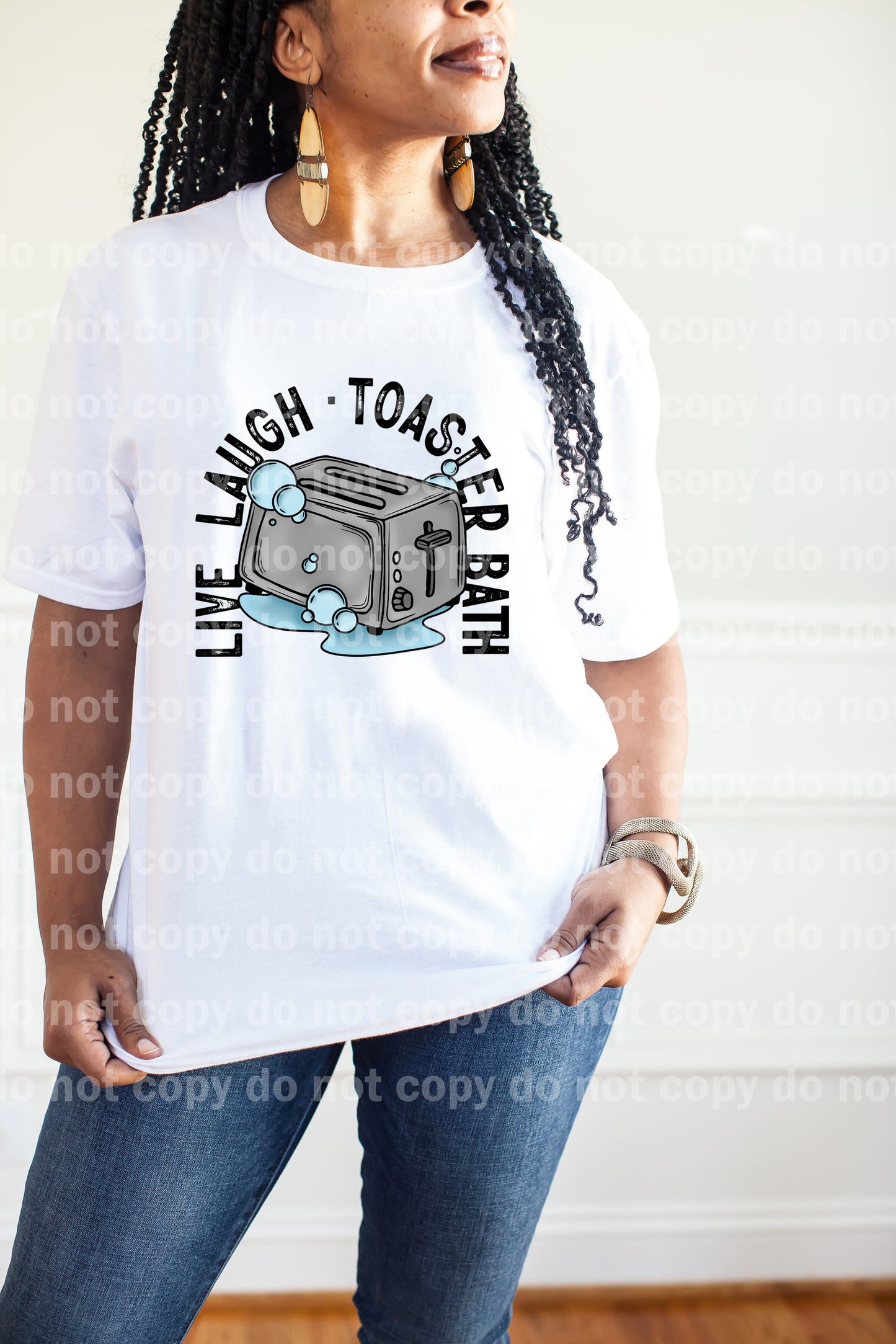 Live Laugh Toaster Bath Full Color/One Color Dream Print or Sublimation Print