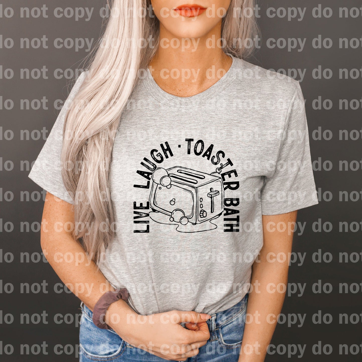 Live Laugh Toaster Bath Full Color/One Color Dream Print or Sublimation Print