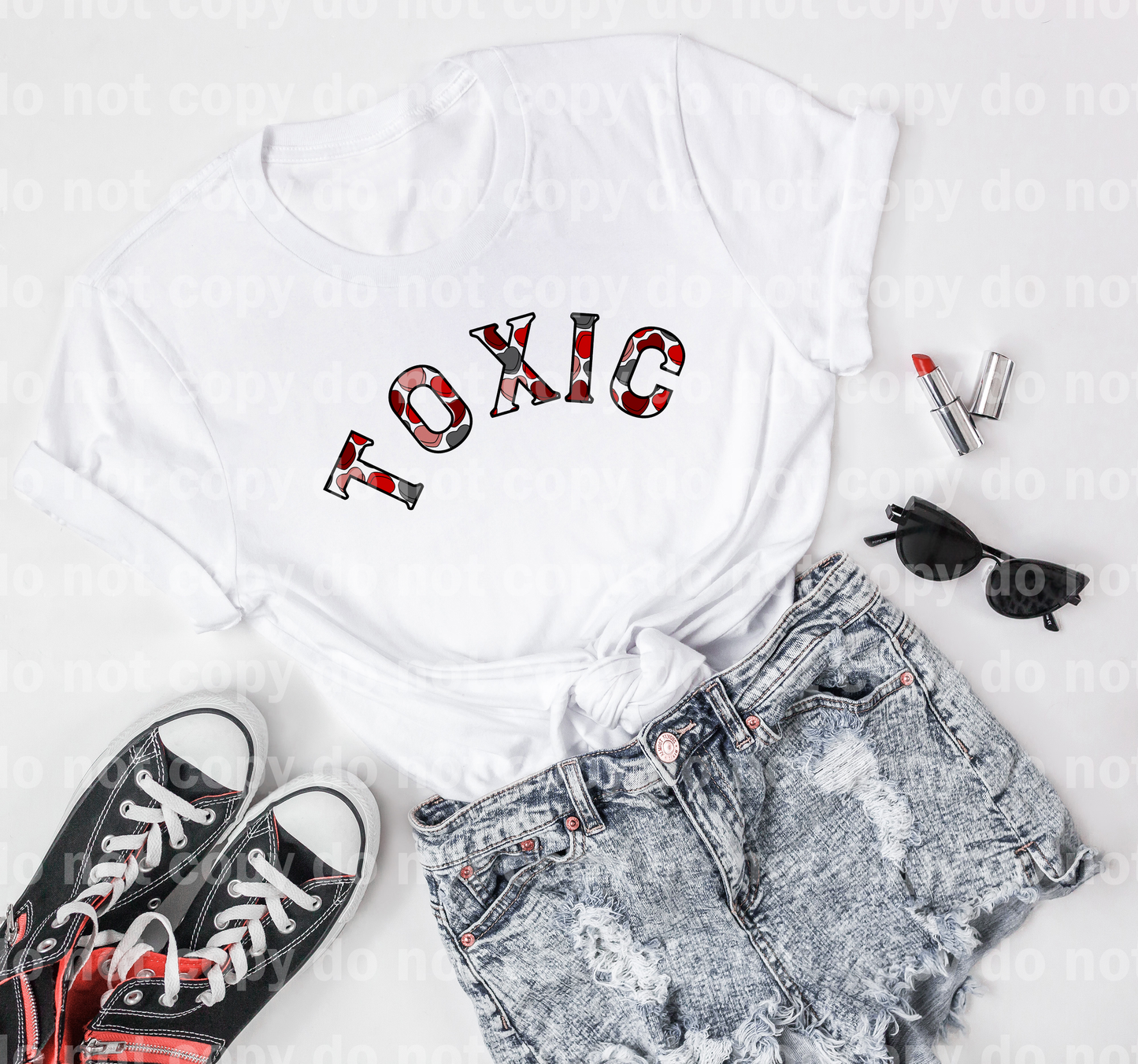 Toxic Outlines Full Color/One Color Dream Print or Sublimation Print