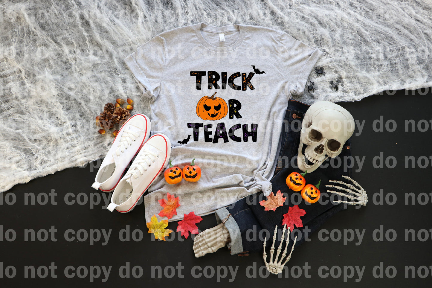 Trick or Teach Full Color/One Color Dream Print or Sublimation Print