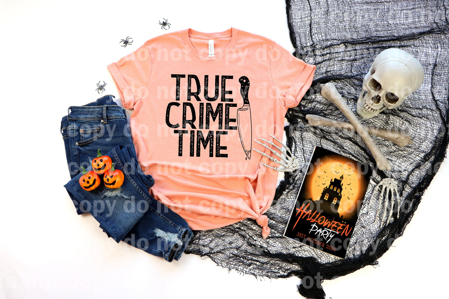 True Crime Time Knife Full Color/One Color Dream Print or Sublimation Print