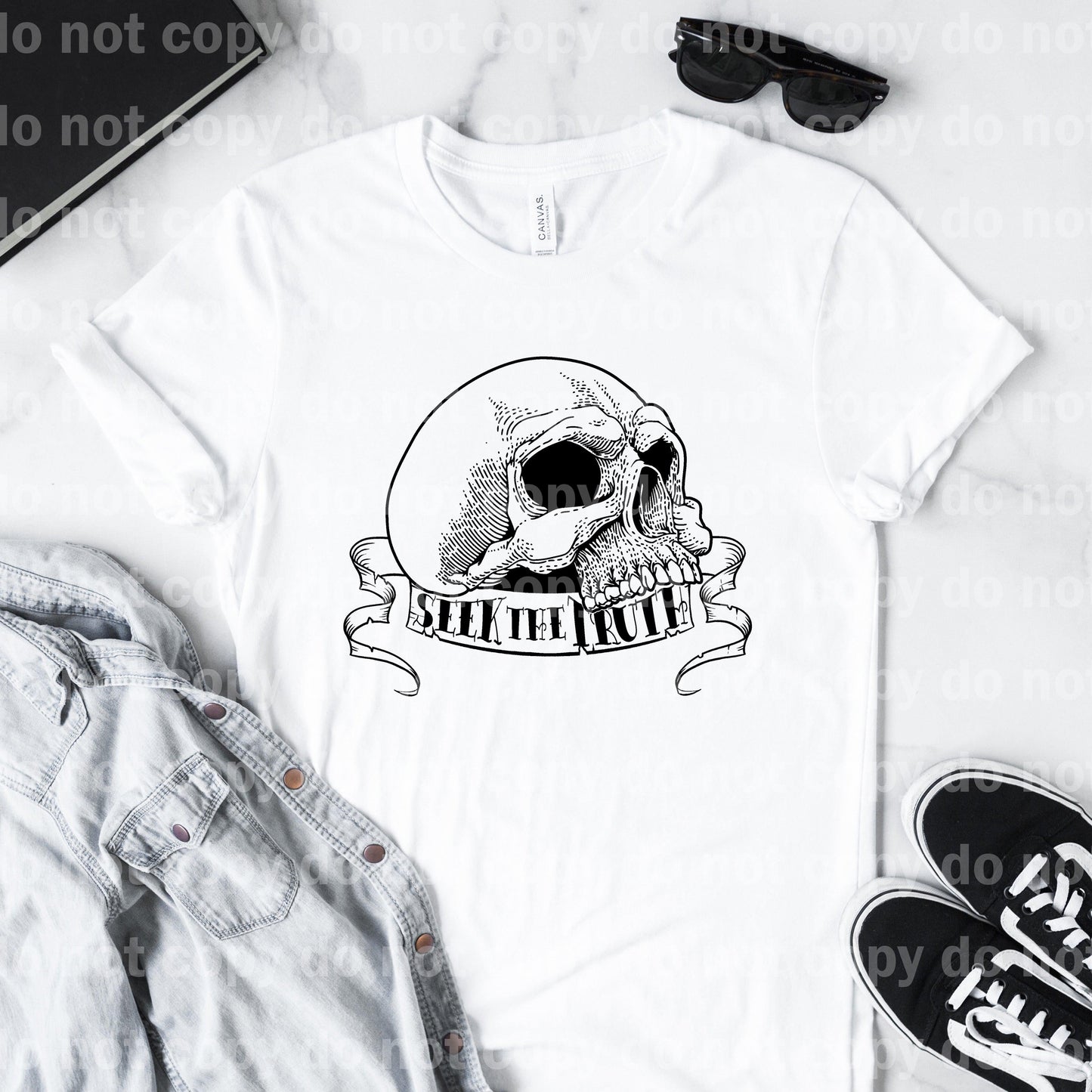 Seek The Truth Skull Dream Print or Sublimation Print