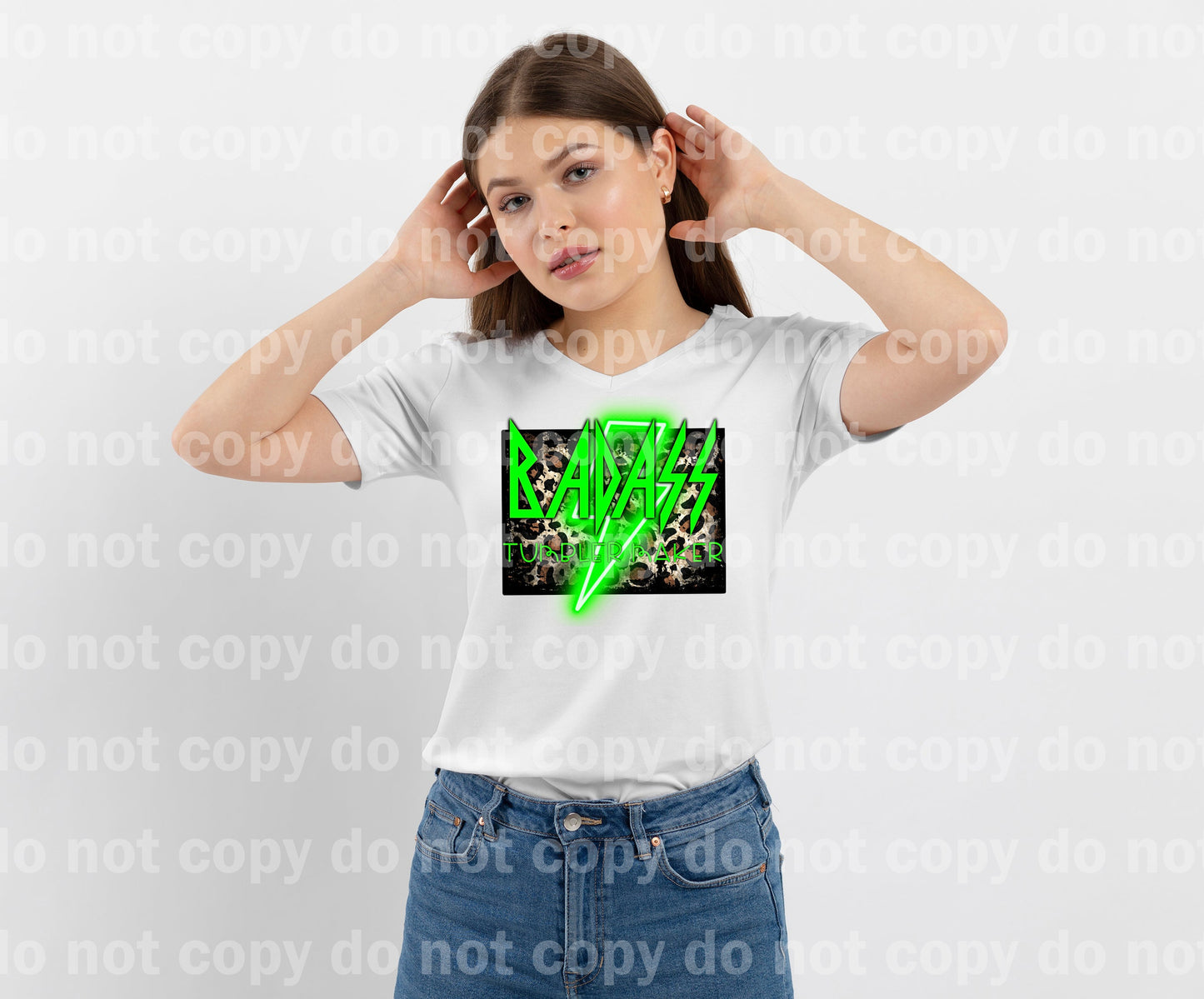 Badass Tumbler Maker Green/Pink Dream Print or Sublimation Print
