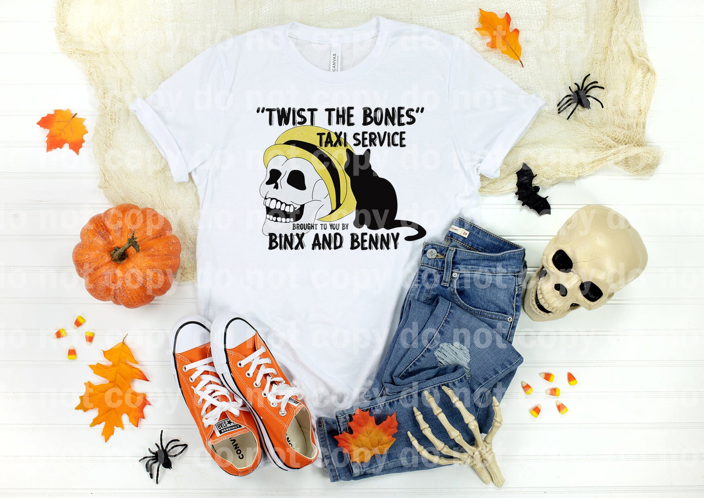 Twist the Bones Taxi Service Full Color/One Color Dream Print or Sublimation Print