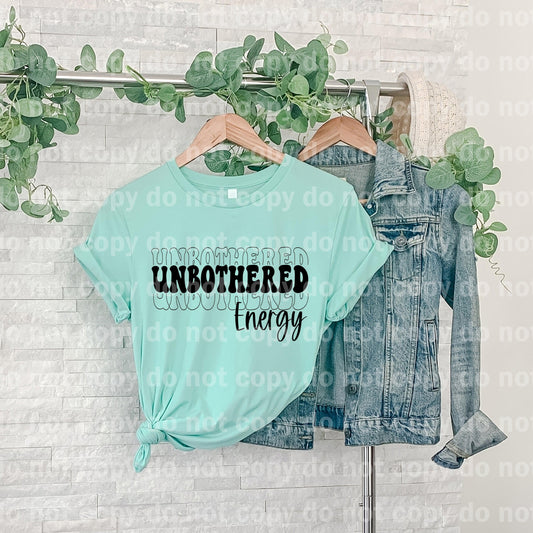 Unbothered Energy Word Stack Dream Print or Sublimation Print