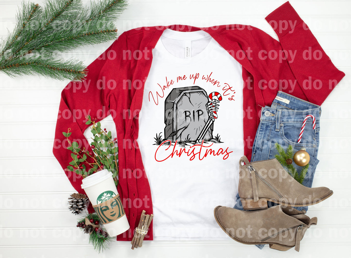 Wake Me Up When It's Christmas Dream Print or Sublimation Print