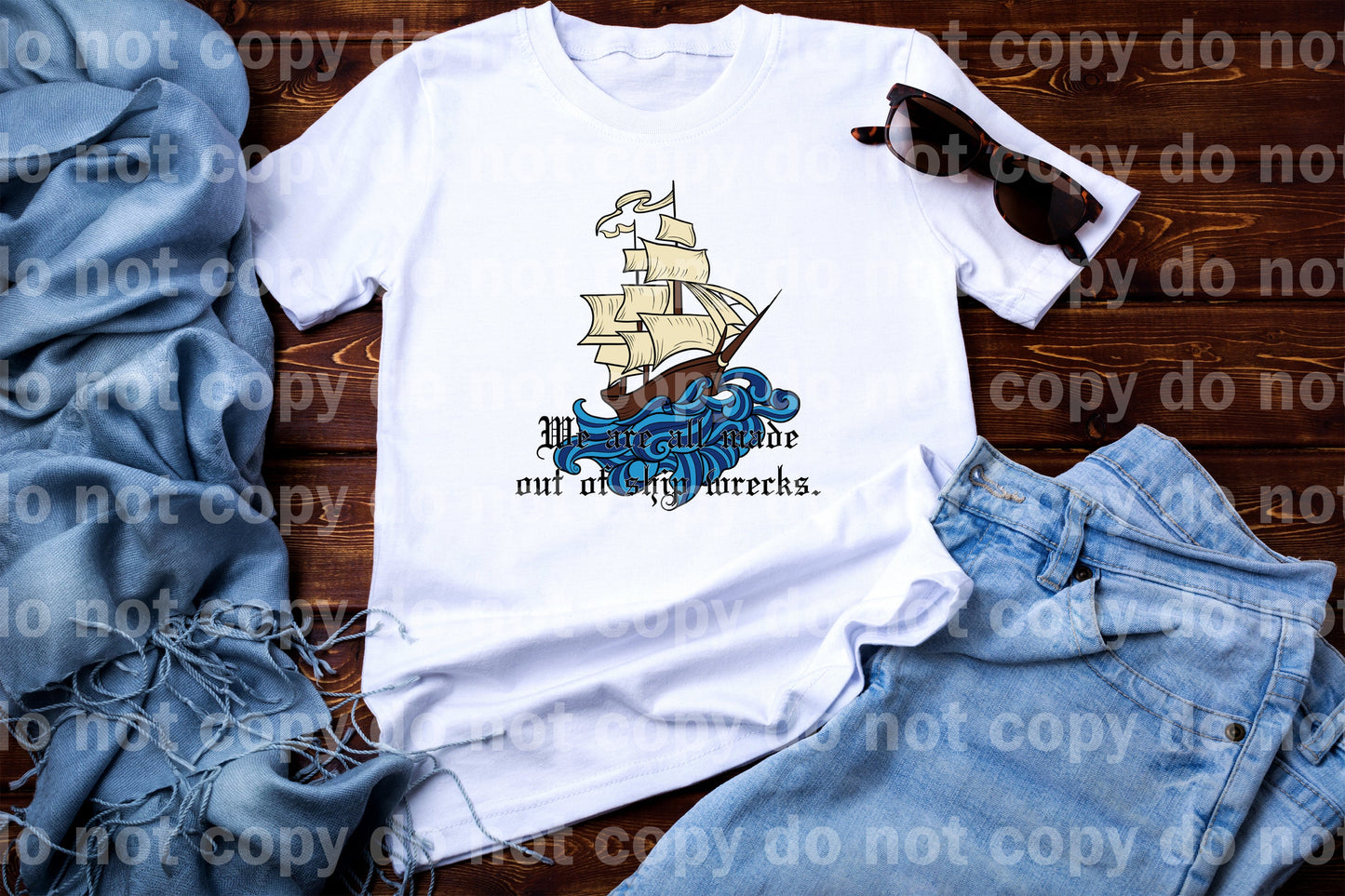 We Are All Made Out Of Ship Wrecks Dream Print or Sublimation Print