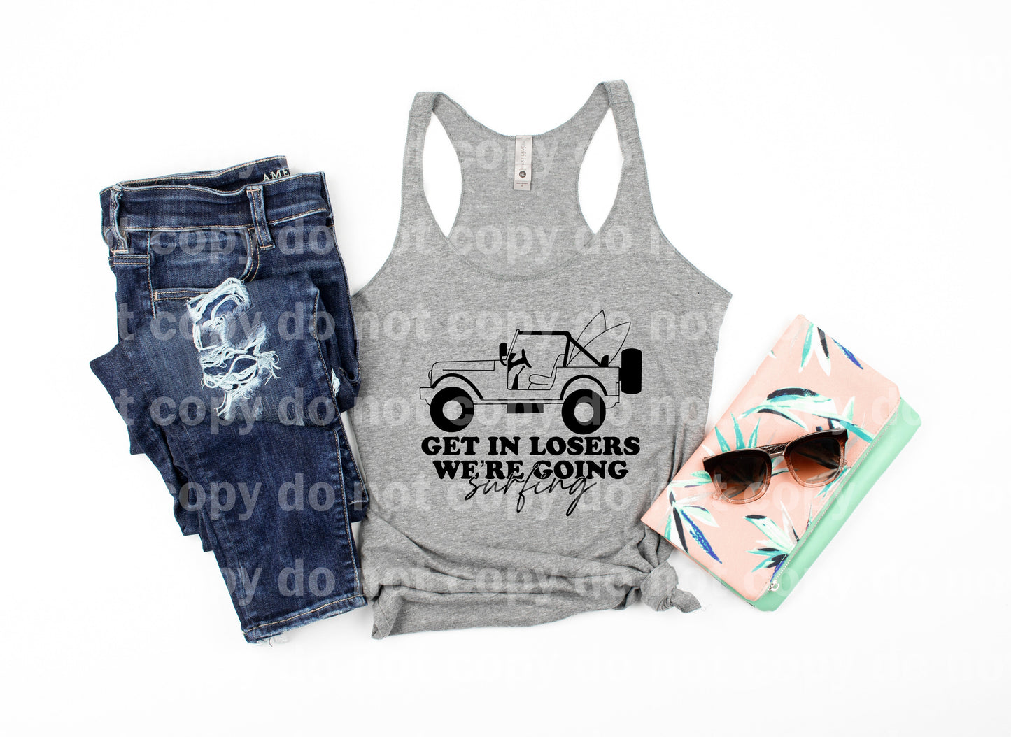 Get In Losers We're Going Surfing Dream Print or Sublimation Print