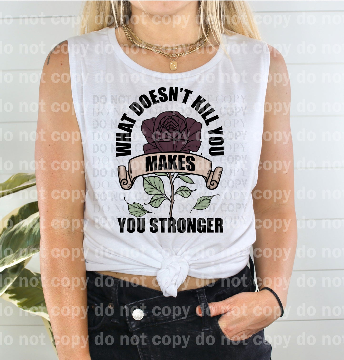 What Doesn't Kill You Makes You Stronger Full Color/Black/White Dream Print or Sublimation Print