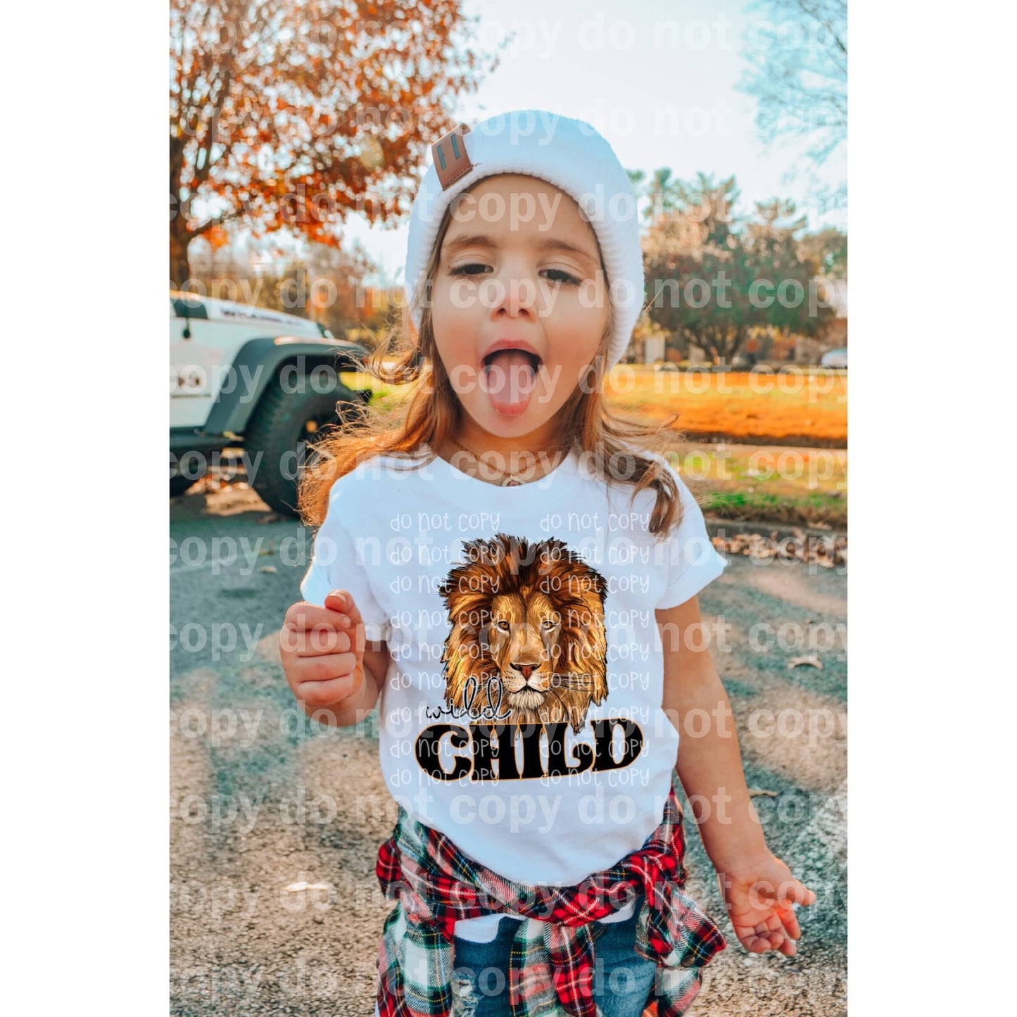 Wild Child Lion Face Dream Print or Sublimation Print